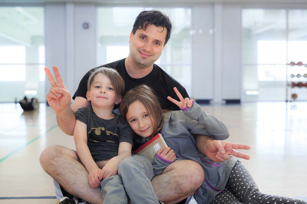Dad & kids