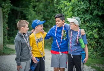 Boys at YMCA Camp Henry