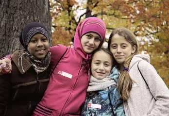 Group of newcomer youth