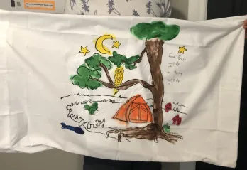 Camp artwork made with YLCC Camp kits.