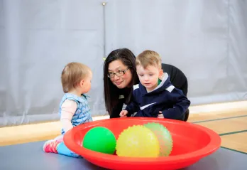 Kids Playing Gym