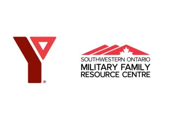 YMCA and Southwestern Ontario Military Family Resource Centre logos.