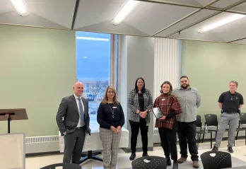 People standing in a room