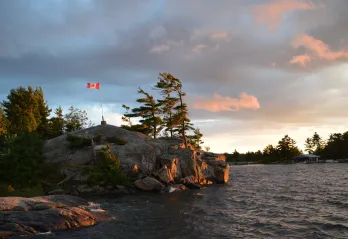 Canadian flag at CQE