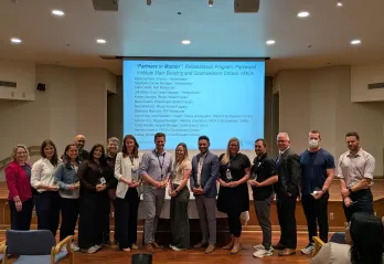 YMCA & St. Joseph's Staff Accepting the Partnering for Impact Award