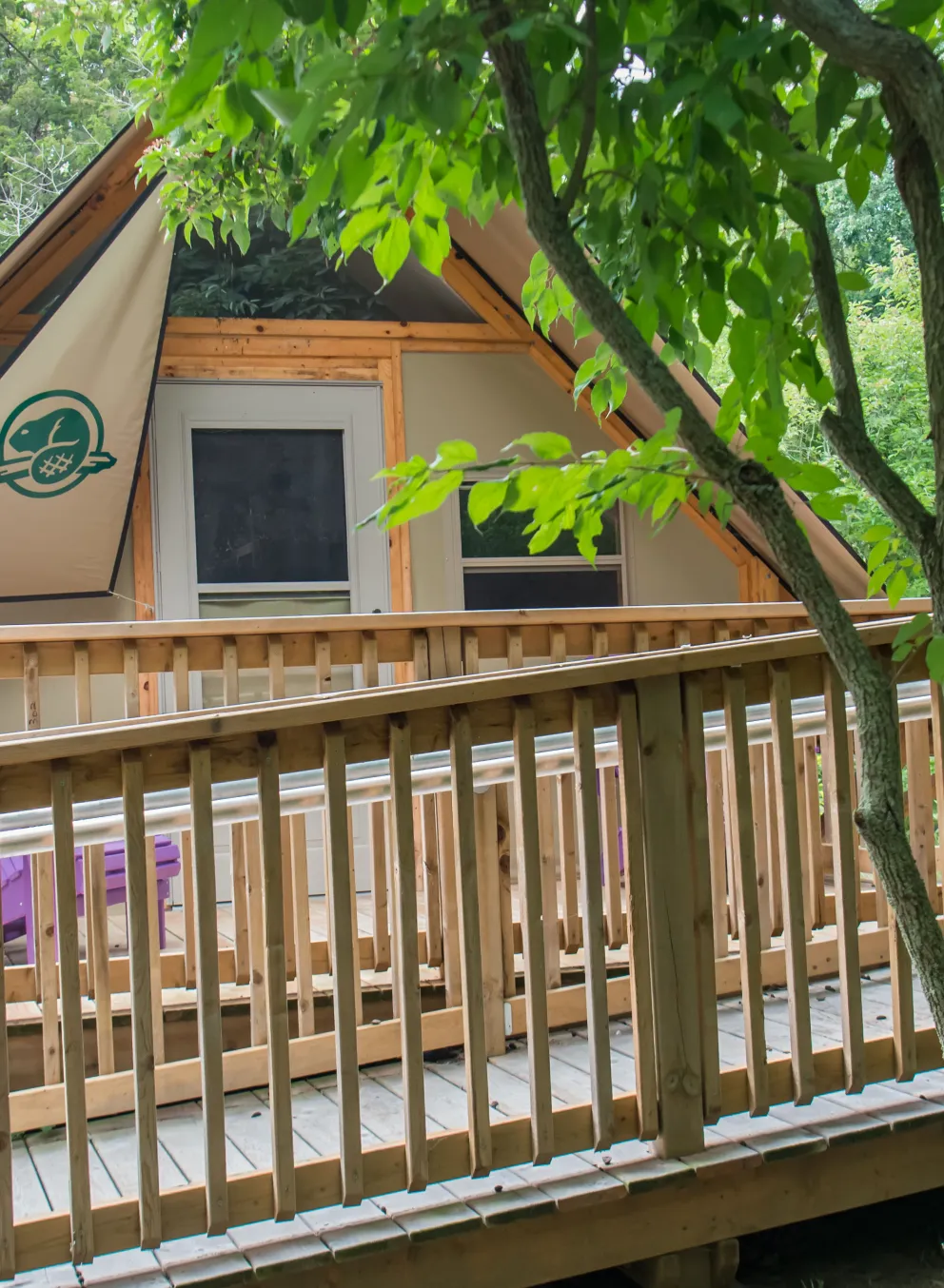 At Camp Henry, campers will sleep in a traditional oTENTik