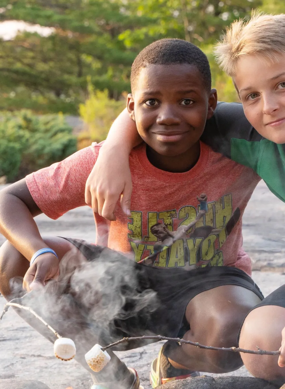 Boys at camp