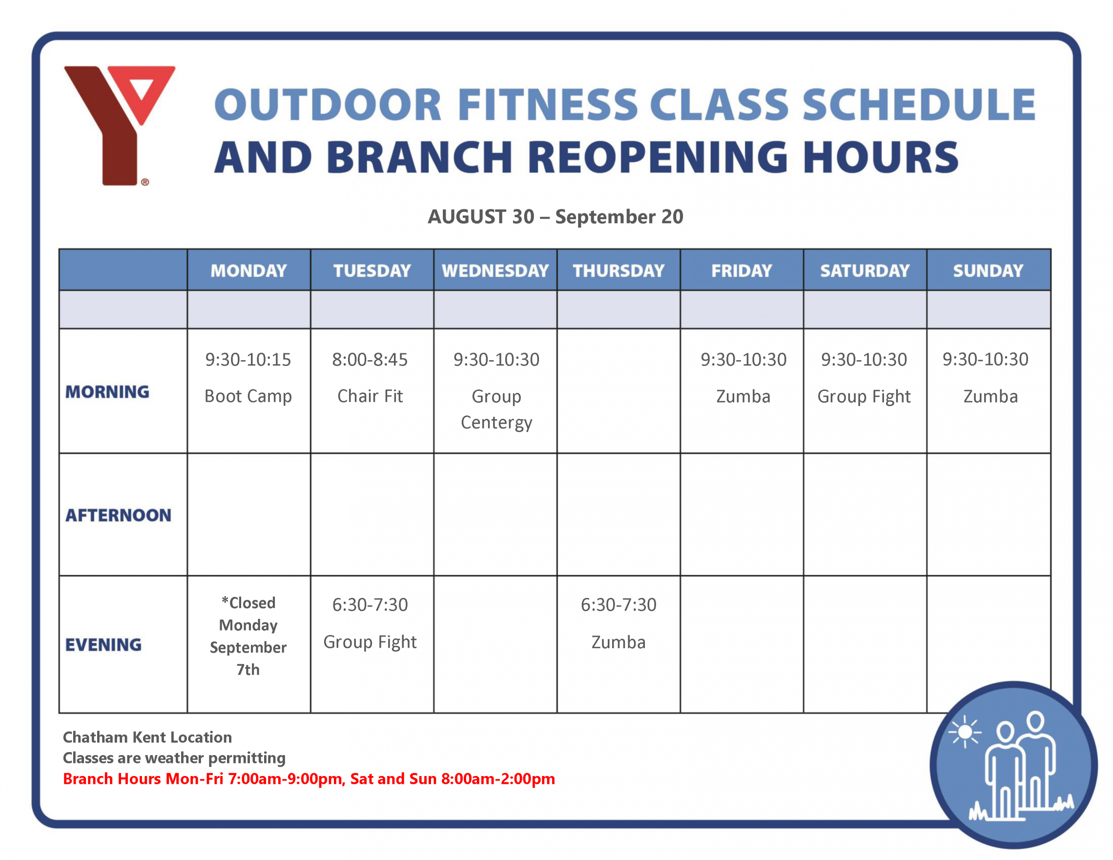 PreOpening Activities YMCA SWO