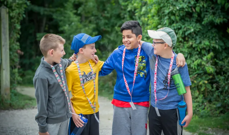 Boys at YMCA Camp Henry