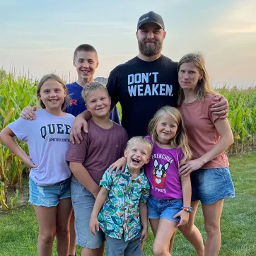 Family in Field