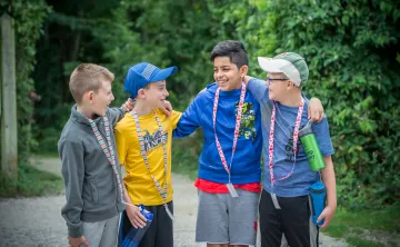 Boys at YMCA Camp Henry