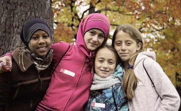 Group of newcomer youth
