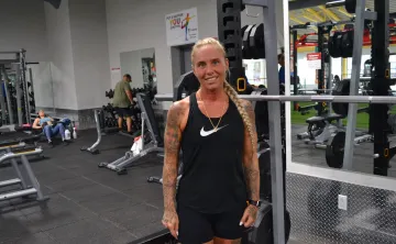 Courtney at Gym