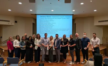 YMCA & St. Joseph's Staff Accepting the Partnering for Impact Award